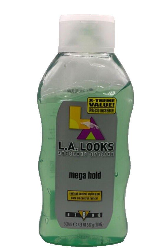 LA Looks Mega Hold Radical Control Styling Gel Level 8 hold/20oz