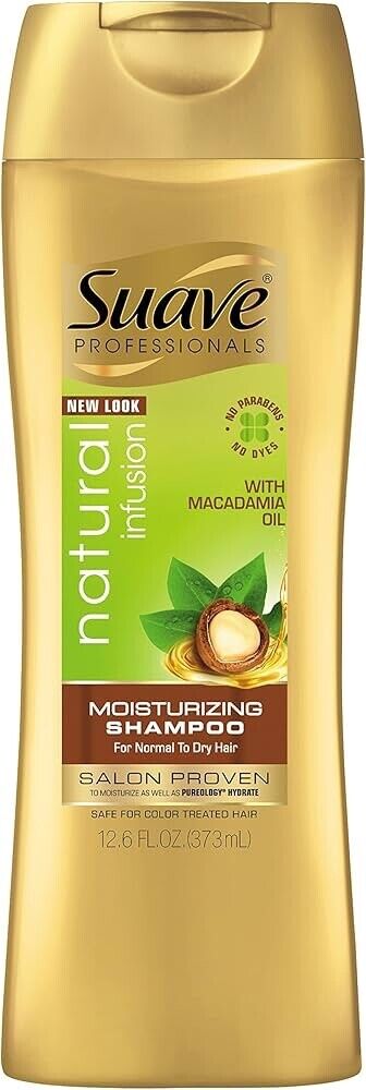 Suave Natural Infusion With Macadamia oil Moisturizing Shampoo / 12.6 fl oz