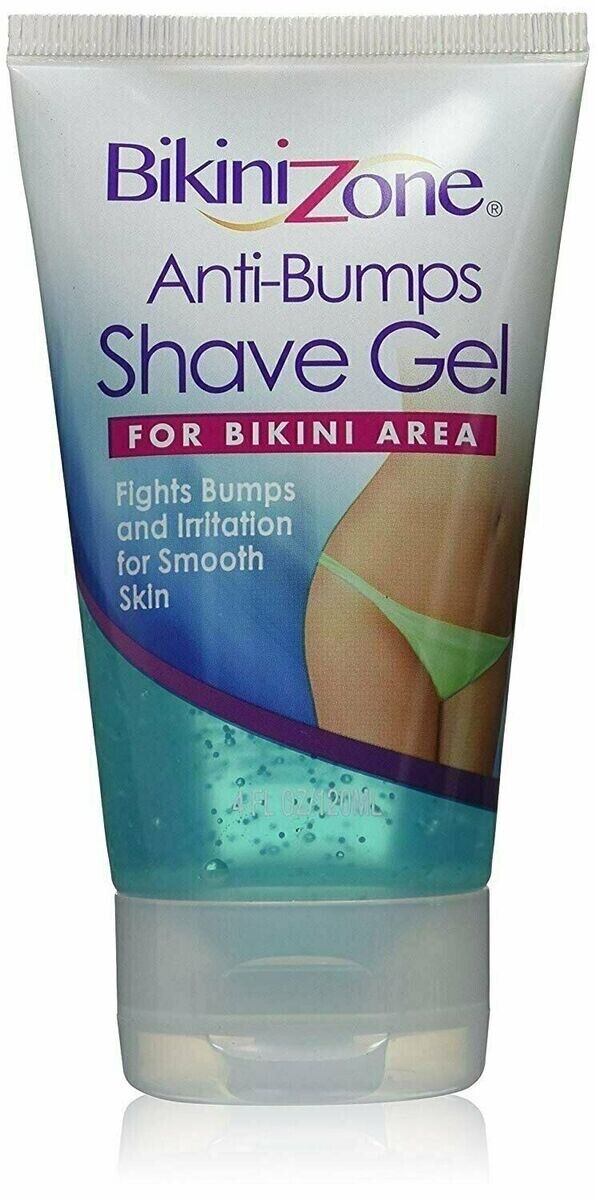 Bikini Zone Anti-Bumps Shave Gel with Soothing Botanicals & Extract 4.0 fl oz