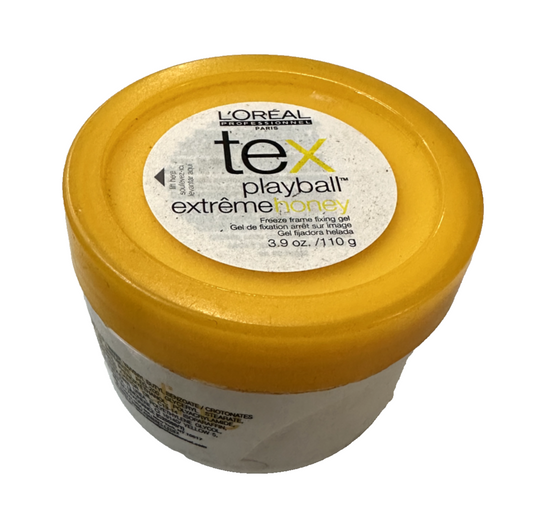 Loreal Tex Playball Extreme Honey Freeze Frame Fixing Gel 3.9 oz