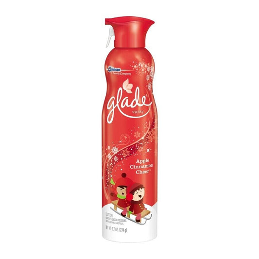 Glade APPLE CINNAMON CHEER Aerosol Sprays 9.7 Oz.