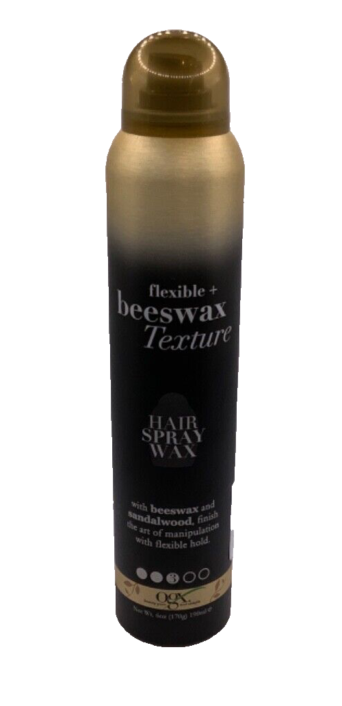 OGX Flexible + Beeswax Texture Hair Spray Wax Flexible #3 Hold 6oz