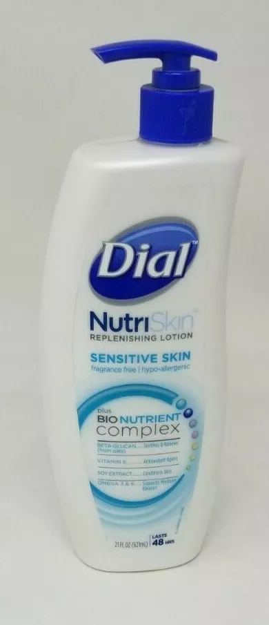 Dial NutriSkin Replenishing Lotion Sensitive Skin-Fragrance Free / 21 fl oz