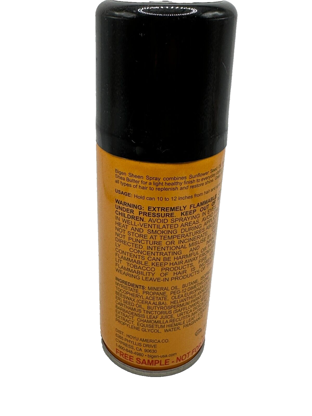 Bigen Sheen Spray with Sunflower Oil Beeswax/ Shea Butter 1.75 fl oz