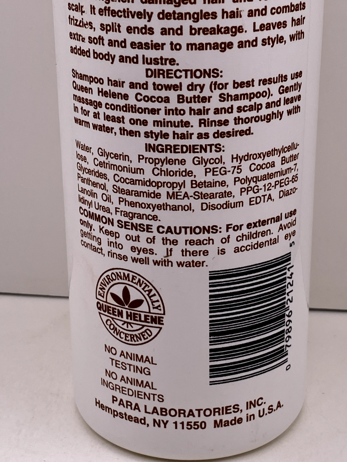 Queen Helene Nautral Cocoa Butter Hair Conditioner - 21 fl oz