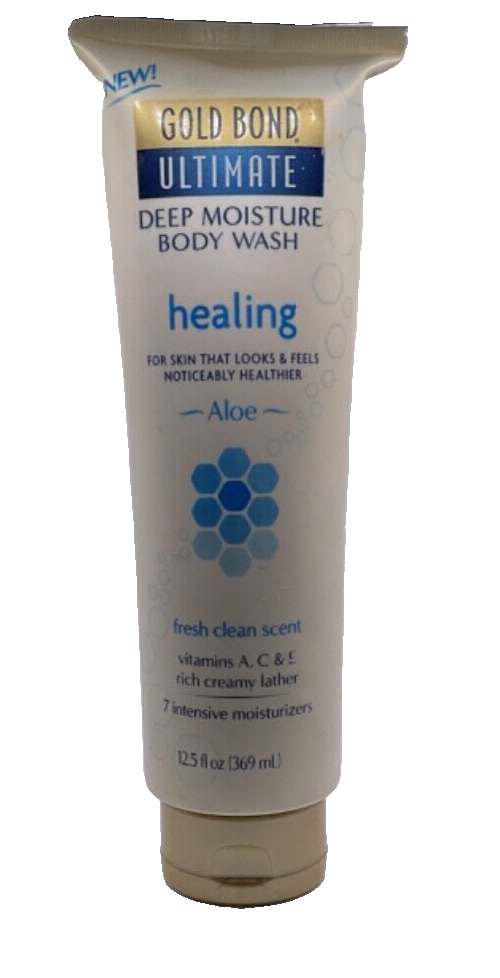 Gold Bond Ultimate Deep Moisture Body Wash Healing Aloe Fresh Clean Scent 12.5oz