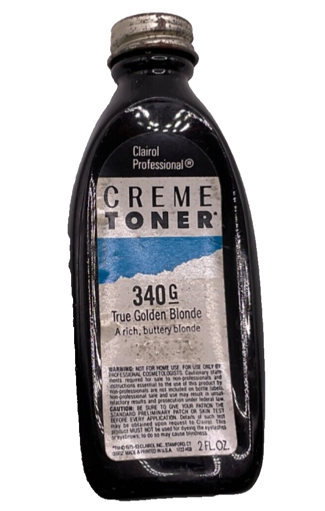 Clairol Professional Creme Toner #340G True Golden Blonde/2 fl oz