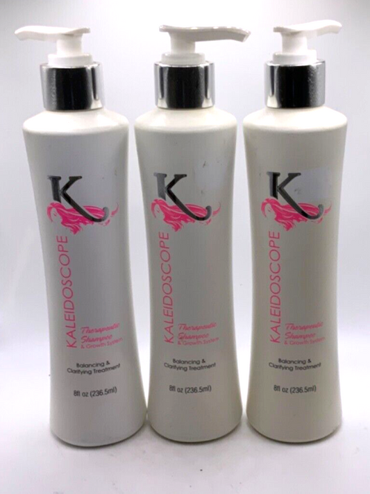 (3Pack) Kaleidoscope Therapeutic Shampoo & Growth System 8oz