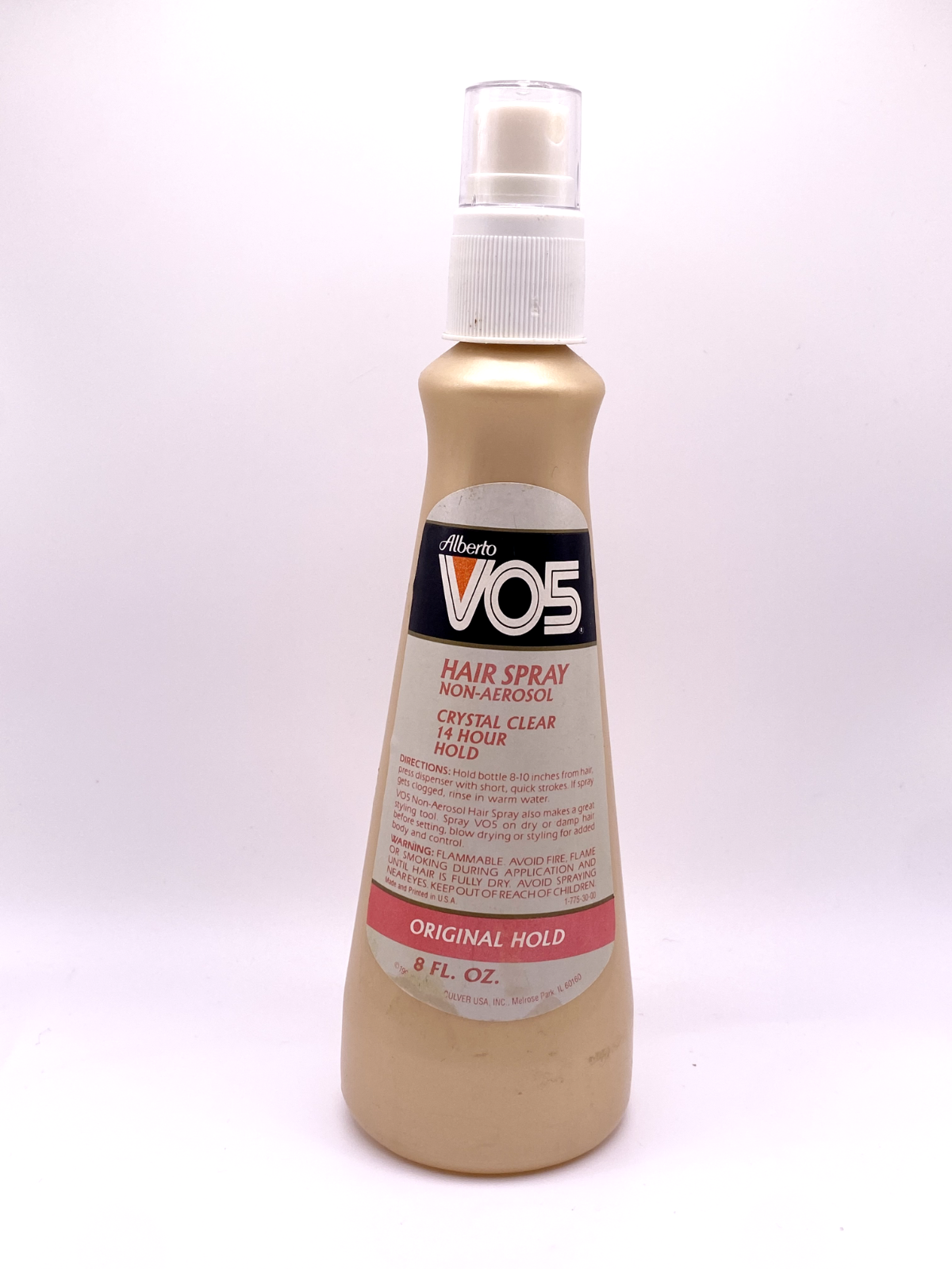 Vintage Vo5 Crystal Clear Hairspray 90s Original Non Aerosol Pump 8oz New 