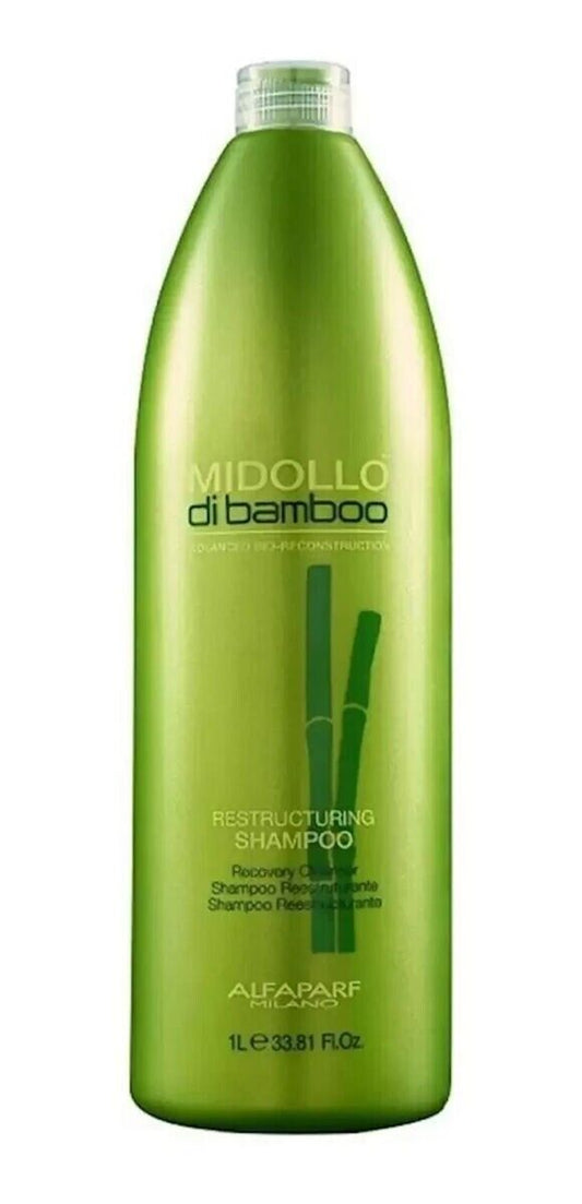 ALFAPARF MIDOLLO DI BAMBOO RECONSTRUCTURING SHAMPOO RECOVERY CLEANSER 1L/33.81FL