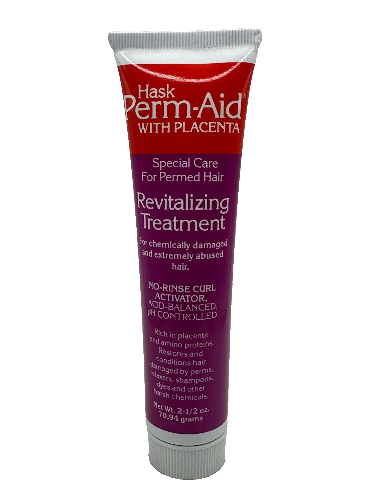 New Hask Perm-Aid With Placenta fir Permed hair. 2.5 OZ