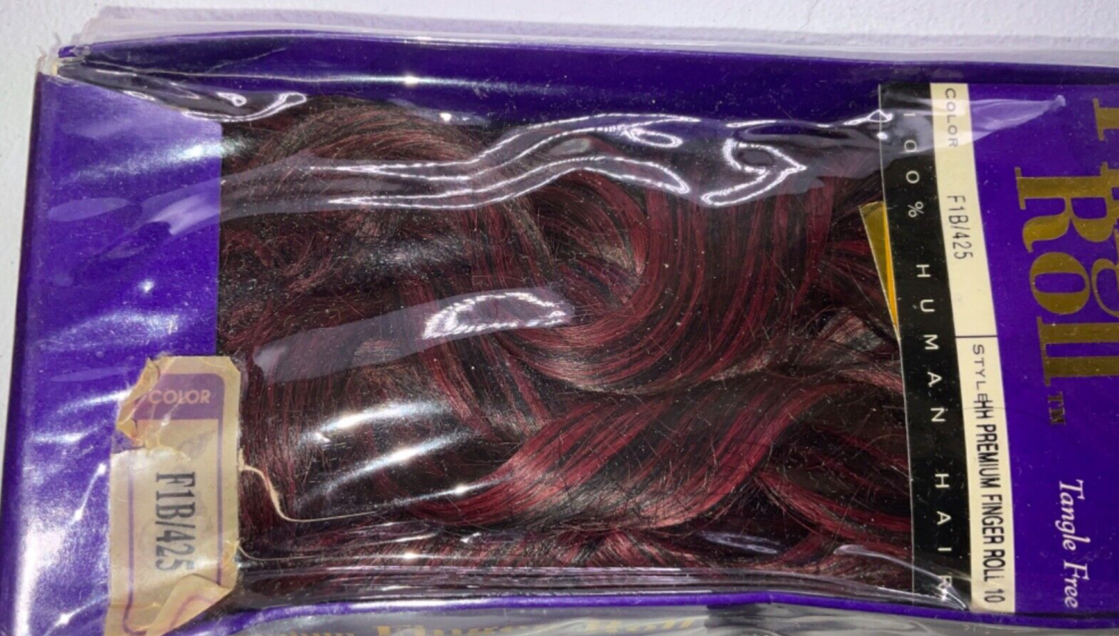 Outre Premium Finger Roll 100% Human Hair Color F1B/425 (10 inches)
