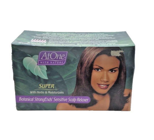 At One Super Botanical StrongEnds Sensitive Scalp Relaxer 1 Application