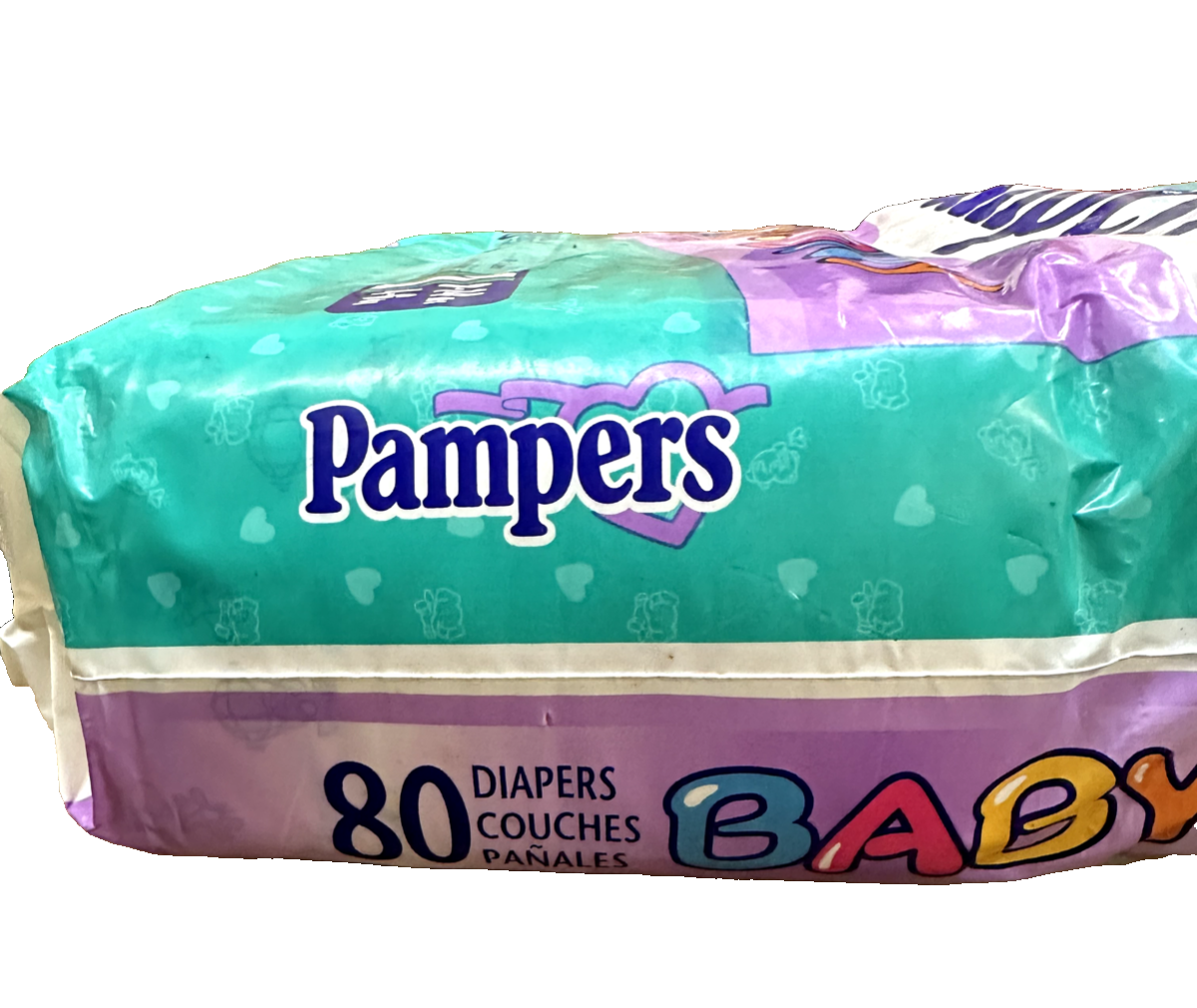 VINTAGE 1999 Pampers Baby Dry Thin Diapers Size 1 - JUMBO PACK 80 ct