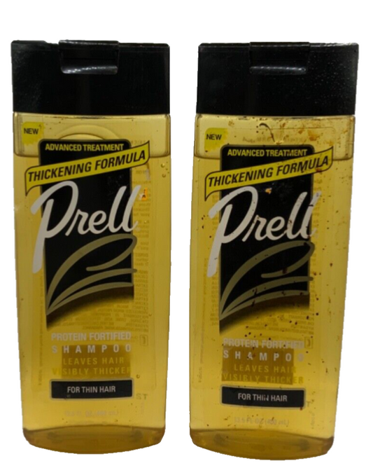 (2 Pack) Prell Advanced Treatment Thickening Formula Protein Shampoo 13.5 oz