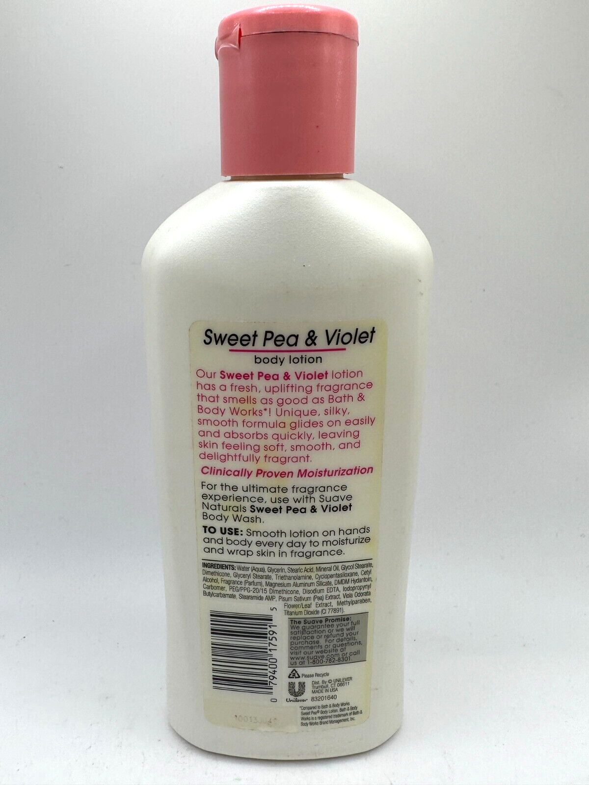 Suave Naturals Sweet Pea & Violet Body Lotion - 10 FL OZ