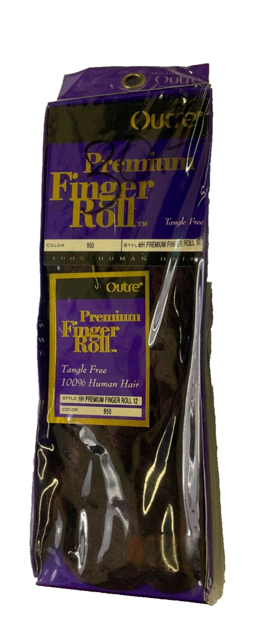 Outre Finger Roll Color 950 Premium Finger Roll 12" 100% Human Hair