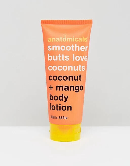 Anatomicals Smoother Butts Love Coconuts Coconut Mango Body Lotion NEW 6.6 fl oz