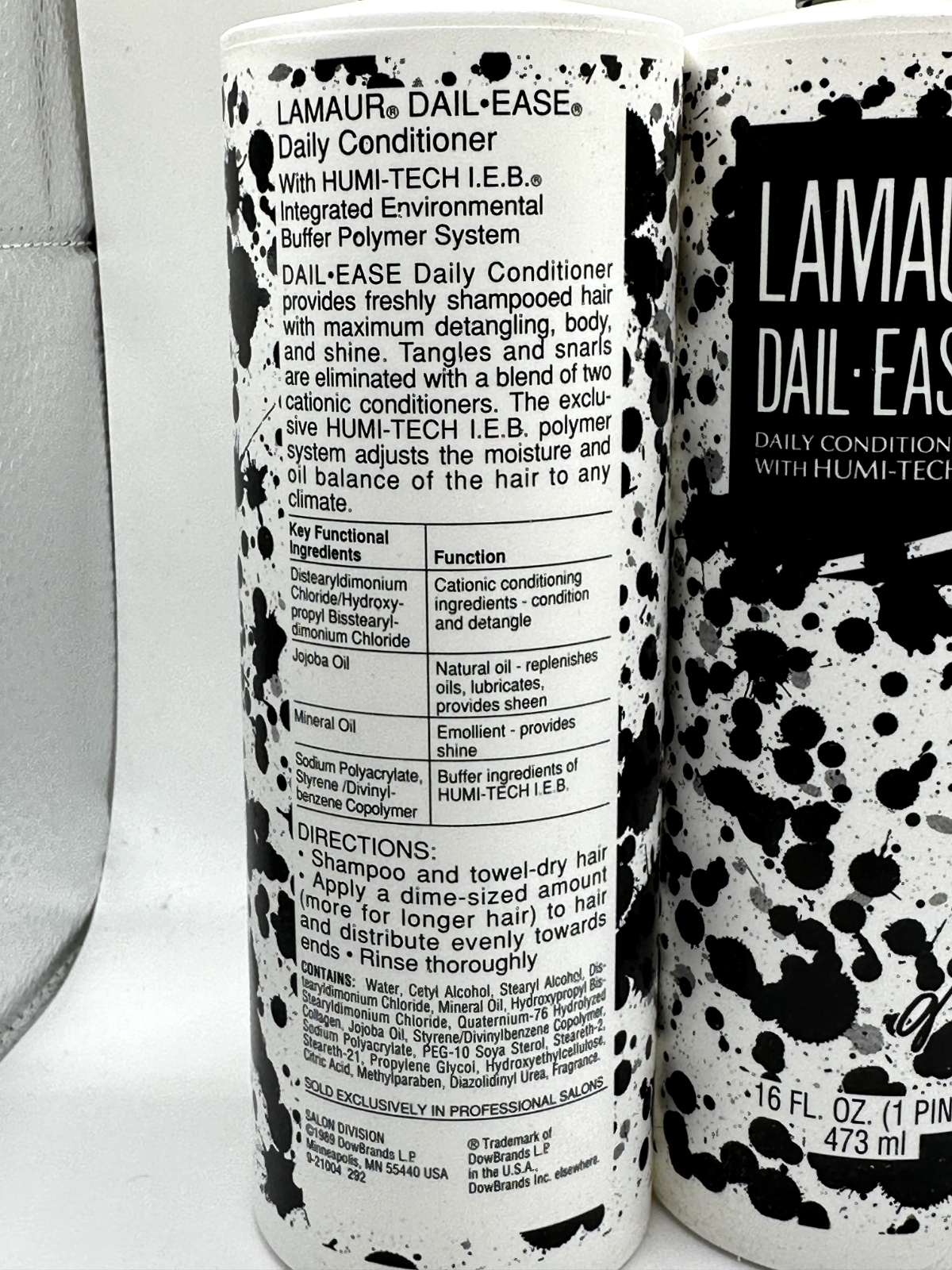 (3) Lamaur Dail-Ease Daily Conditioner, with Humi-Tech 16 oz