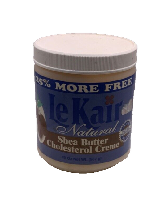 Lekair Natural Shea Butter Cholesterol Creme 20 fl oz