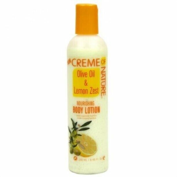 Creme of Nature Body Lotion Olive Oil & Lemon Zest 8.45 oz