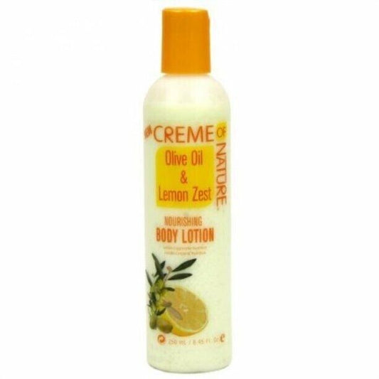 Creme of Nature Body Lotion Olive Oil & Lemon Zest 8.45 oz