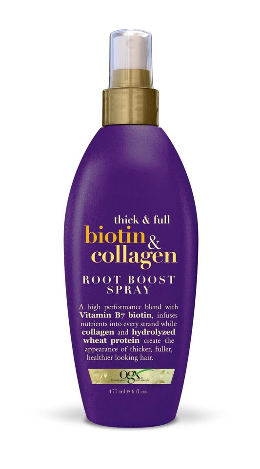OGX Thick & Full Biotin & Collagen Root Boost Spray - 6oz