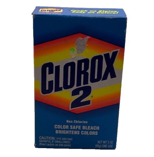 Clorox 2 Non Chlorine Color Safe Bleach / 3 oz TRAVEL SIZE
