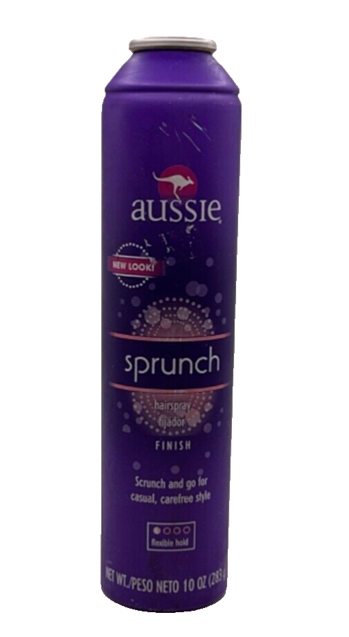 Aussie Sprunch Hairspray Finish-NO NOZZLE-10 oz
