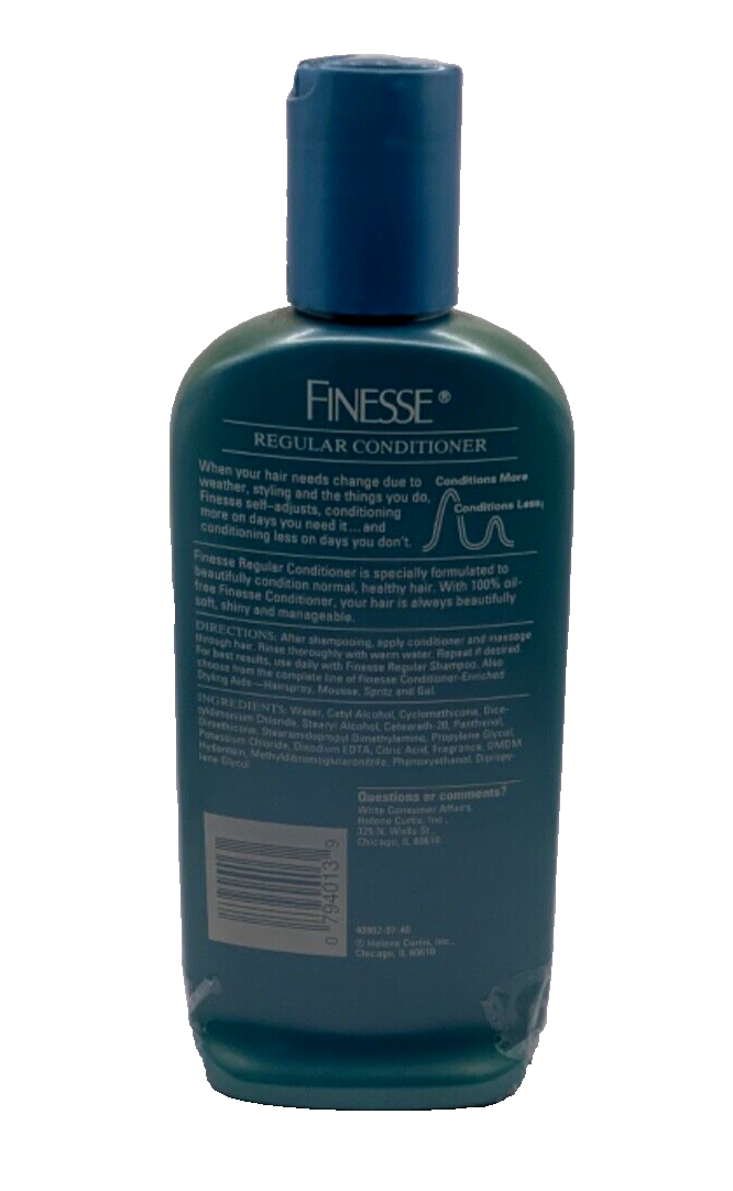 VTG Finesse Regular Conditioner For Normal Hair (Cracked Bottle, 90% Full) 7oz