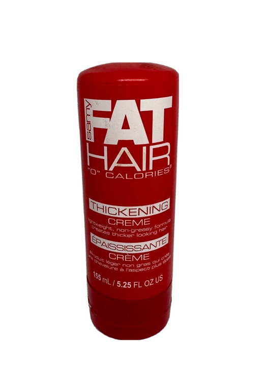 Samy Fat Hair 0 Calories THICKENING CREME 5.25oz/155ml. NEW & Sealed