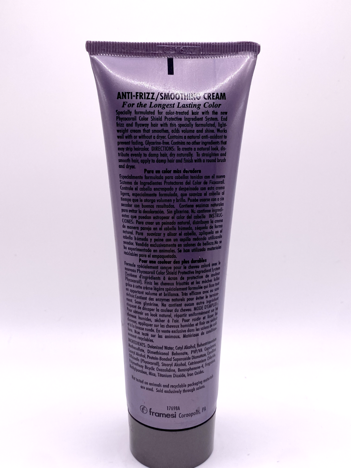 Framesi Biogenol Anti Frizz Smoothing Cream 4.23 fl oz