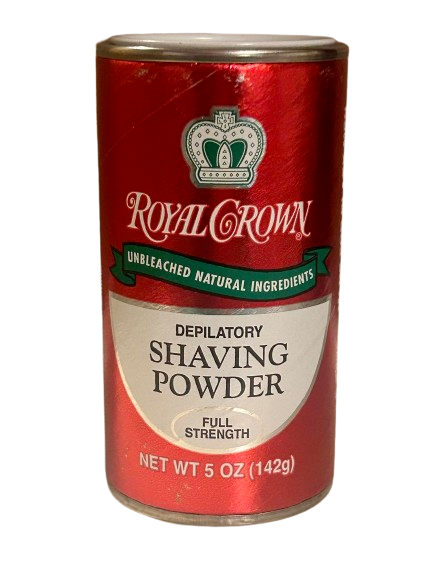 Royal Crown Depilatory Shaving Powder Full Strength Lemon Lime Fragrance