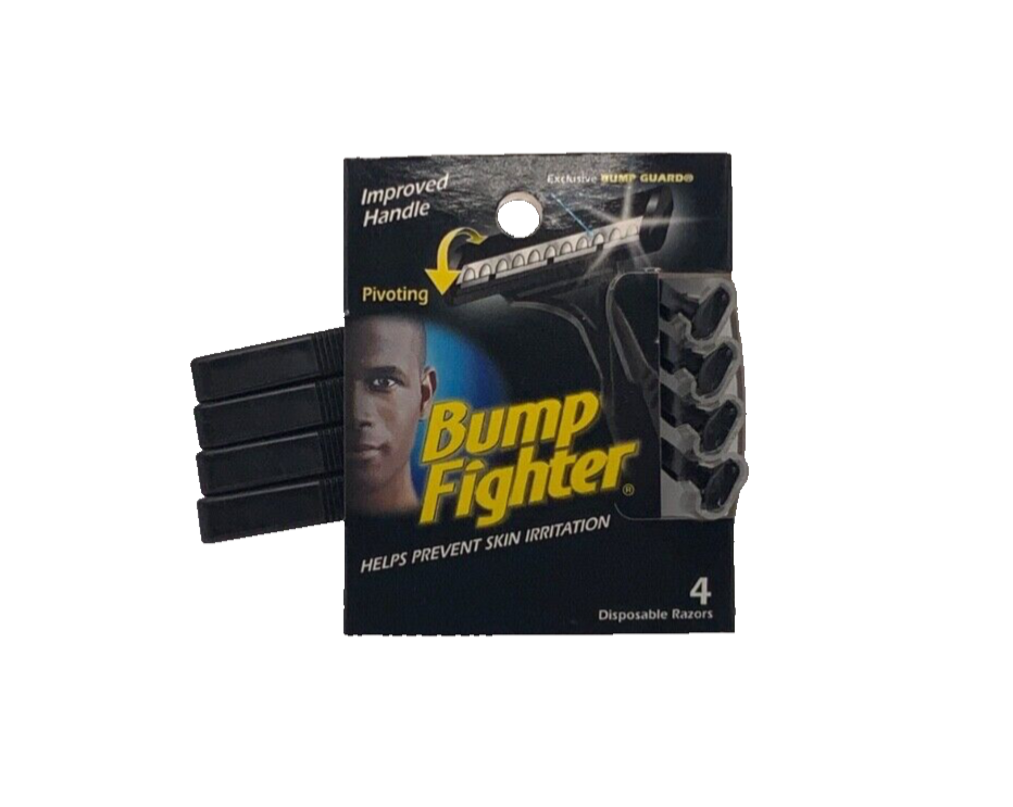 New Genuine Bump Fighter Disposable Razors - (1) Pack of 4 Razors (Discontinued)