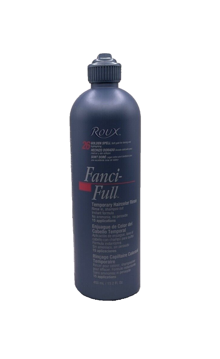 Roux Fanci-Full Rinse Temporary Hair Color Rinse-In 26 Golden Spell / 15.2 oz