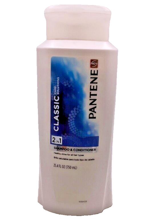 Pantene Pro-V Classic Care Solutions 2 in 1 Shampoo & Conditioner / 25.4 fl oz