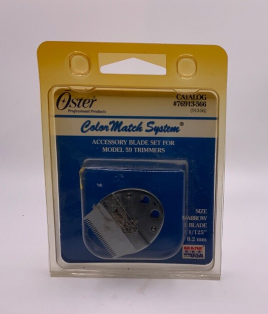 Oster Color Match Blade Set Model 59 Trimmers Narrow Blade 1/125” 0.2mm 76913566