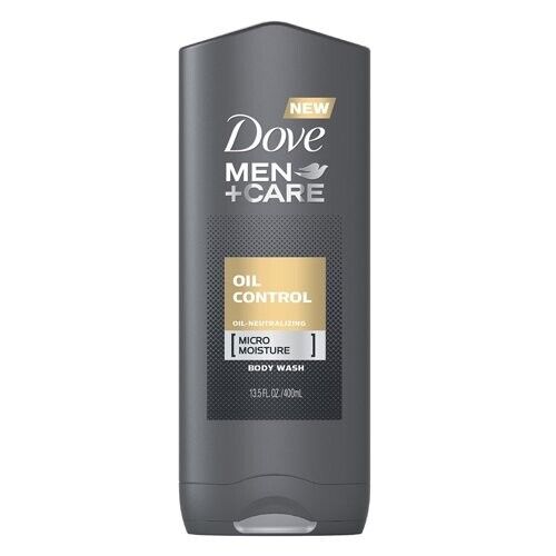 Dove Men+Care Body and Face Wash, 13.5 oz [Oil Control]