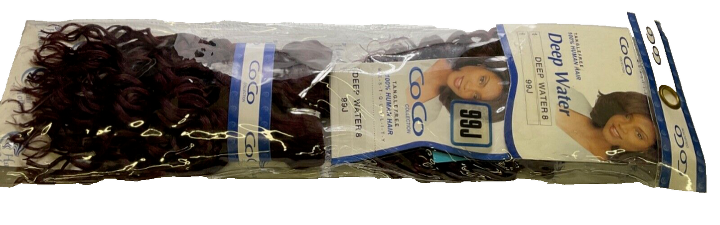 Coco Collection 100% Human Hair Deep Water/Color 99J (8 inches)