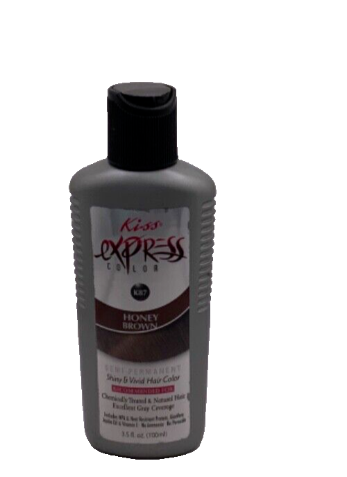 Kiss Semi Permanent Hair Color K87 Honey Brown - 3.5 Fl Oz