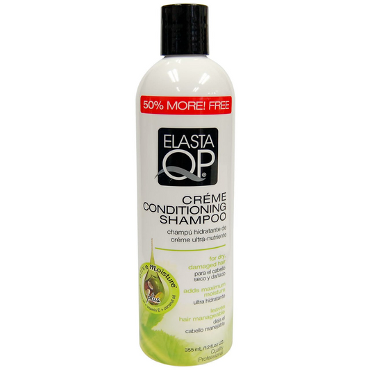 Elasta QP Creme Conditioning Shampoo for Dry Damaged Hair 12oz