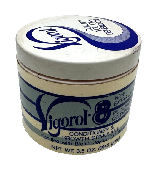 Vtg Vigorol 8 Hair Conditioner & Growth Stimulant Extra Light Peloderm Ointment