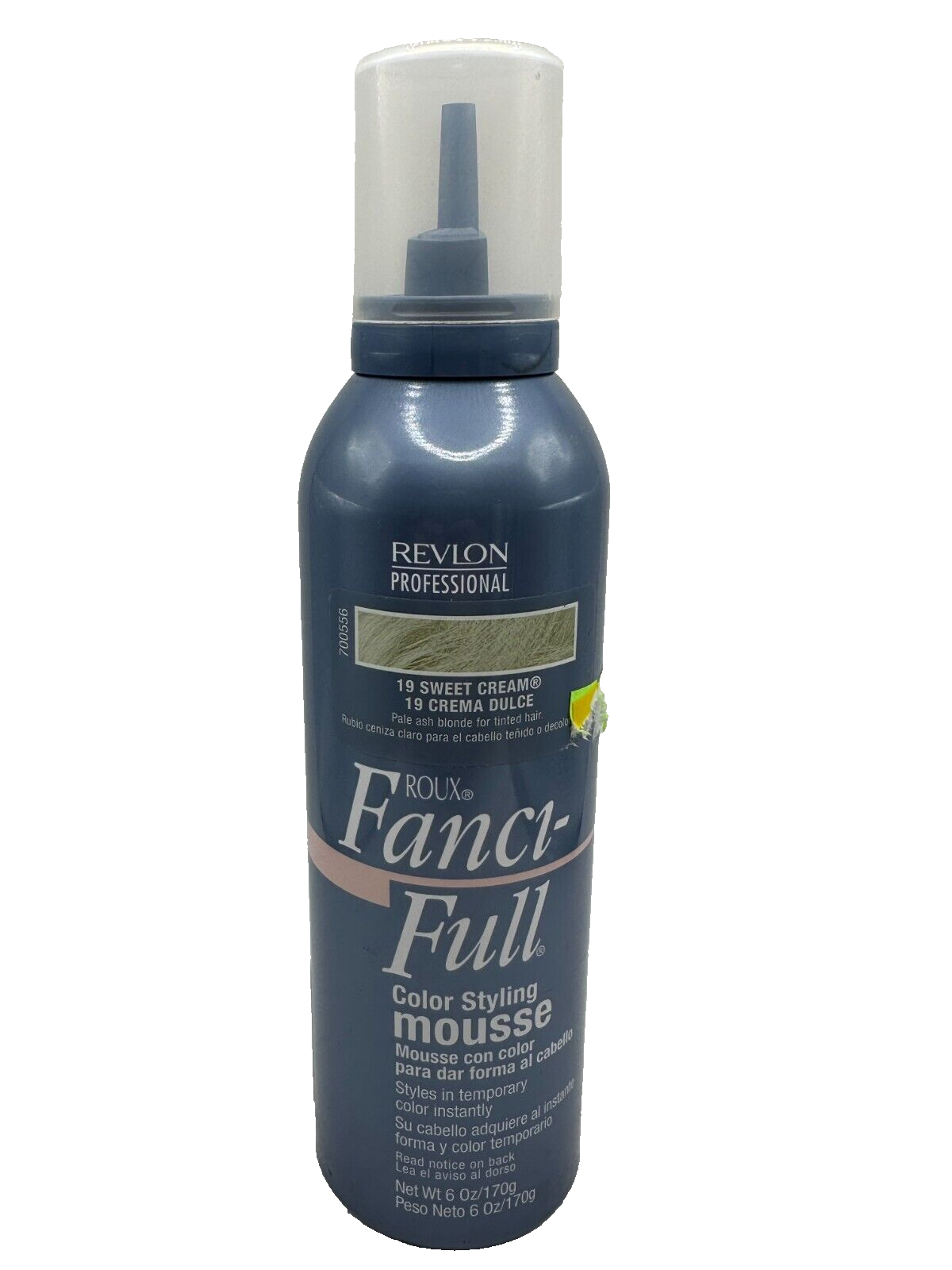 Roux Fanci-Full Color Styling Mousse 19 Sweet Cream 6 oz ORIGINAL FORMULA NO CAP