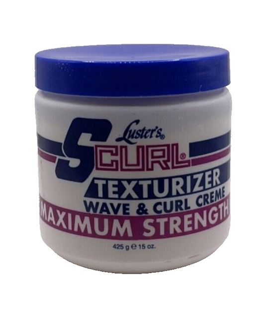 Luster's S Curl Texturizer Wave & Curl Maximum Strength 15oz