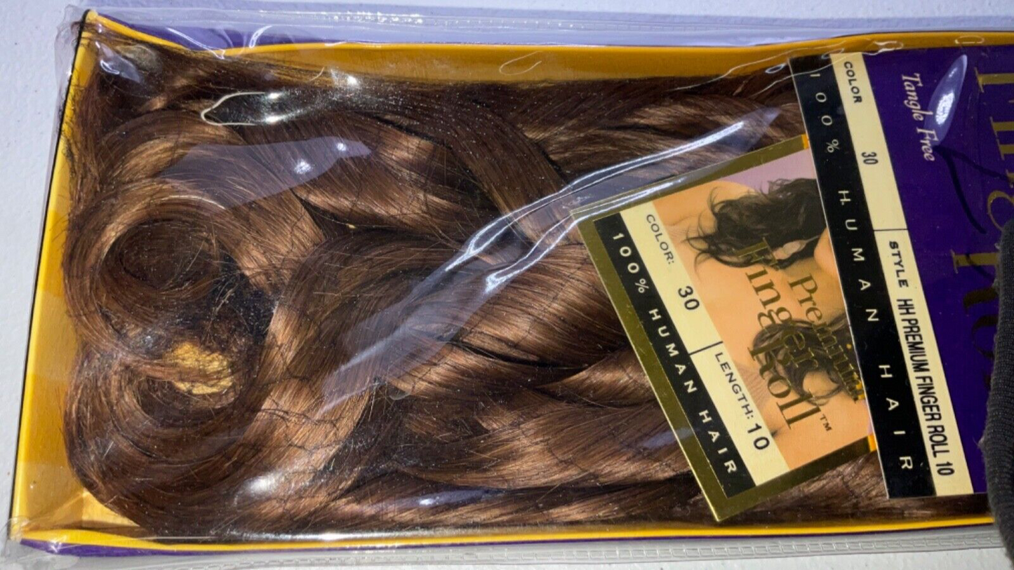Outre Premium Finger Roll 100% Human Hair Color 30 (10 inches)