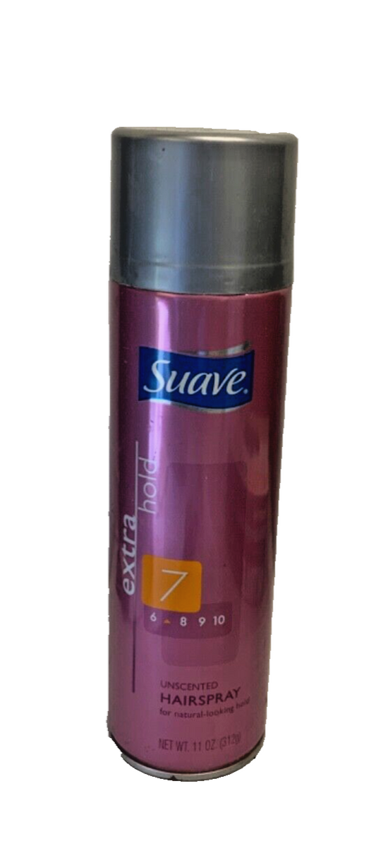 Suave Extra Hold 7 Unscented Hairspray 11 oz