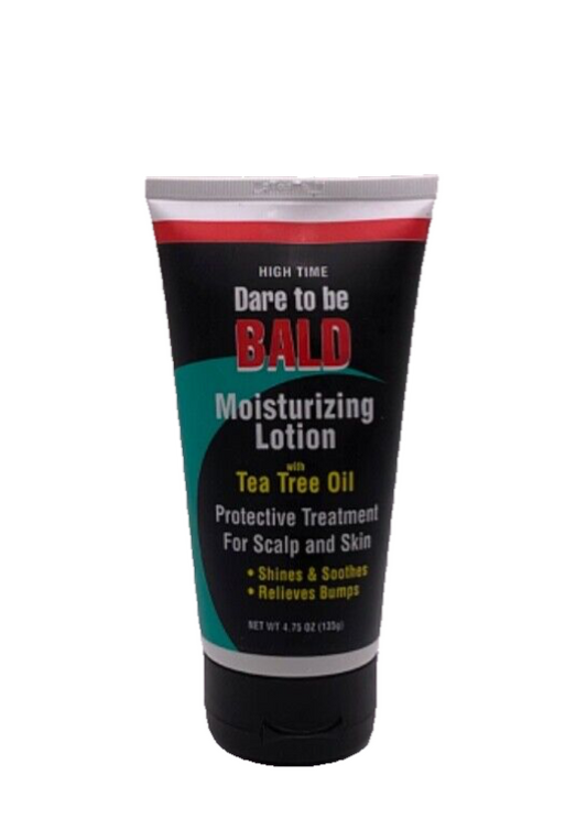 High Time Moisturizing Lotion Dare To Be Bald  w/ Tea Tree Oil / 4.75 oz