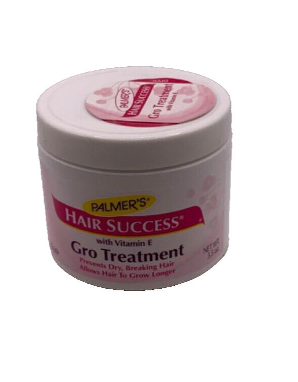 Palmers Hair Success Gro Treatment Jar with Vitamin E Prevents Dry Hair 3.5 oz