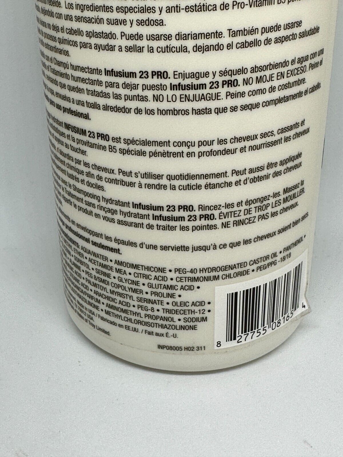 Infusium 23 Moisturizing Leave In Treatment Dry Hair - 33.8 oz