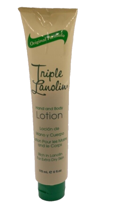 Original Formula Triple Lanolin Hand And Body Lotion 6 oz *CRACKED